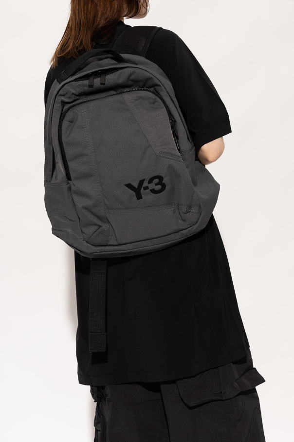 Grey Backpack with logo Y3 Yohji Yamamoto Vitkac GB